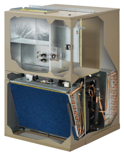 EWC all-in-one unit with electric heat and cool, 2025 compliant refrigerant